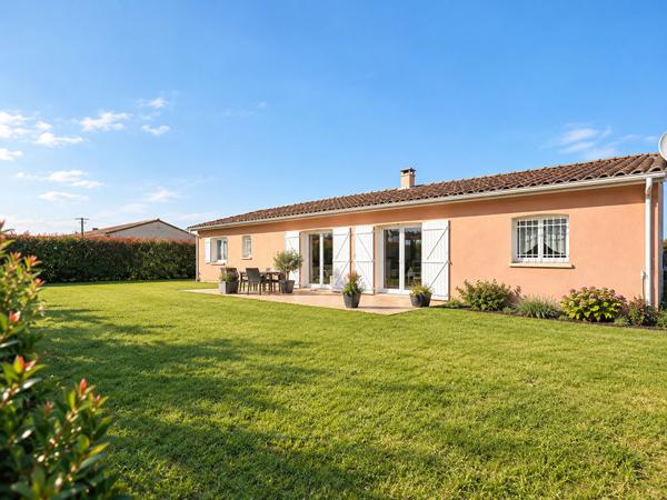 Maison de plain-pied récente, Volumes exceptionnels & fort potentiel