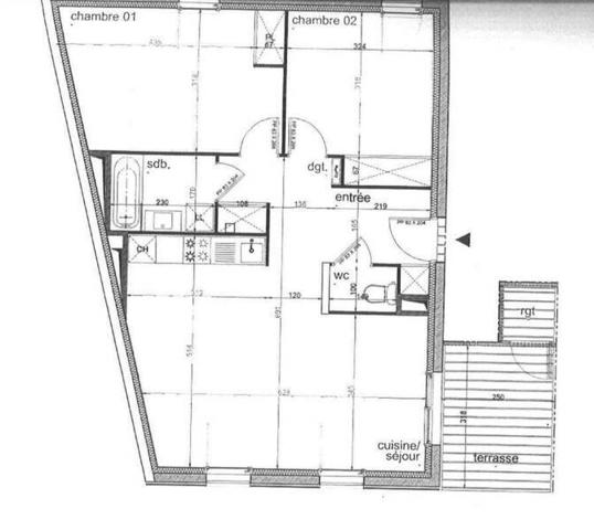 Appartement 3 pièces                                        - 44880 Sautron Réf : 12372