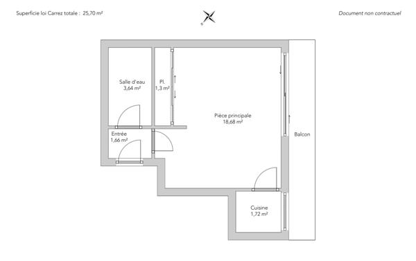 Appartement Paris 18e - MARCADET / STEPHENSON