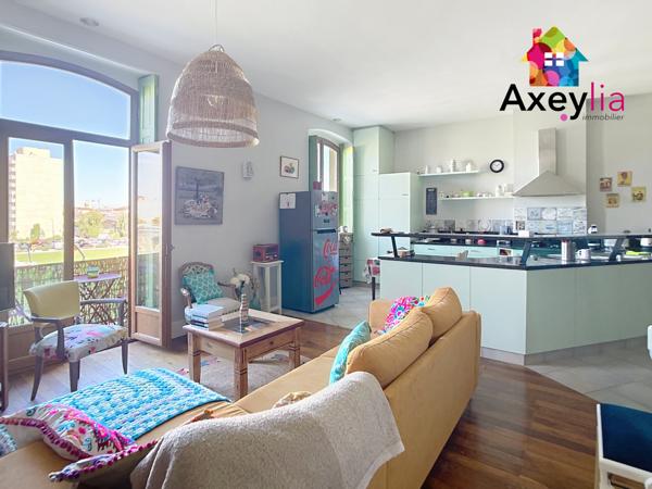 Roanne (42300) A VENDRE - ROANNE CENTRE VILLE - APPARTEMENT T4 AVEC TROIS CHAMBRES, GRANDE DÉPENDANCE, BALCON ET GARAGE