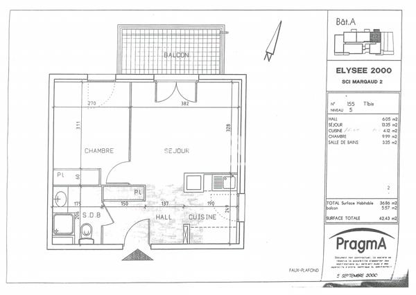 Appartement · Location Montpellier (34000) 2 pièces · 37m²