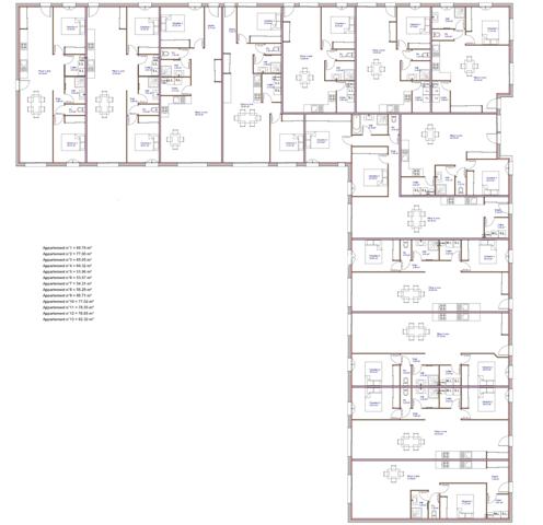 Maison 2 pièces - 56 m²