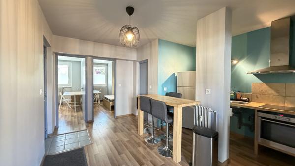 Saint-Étienne (42100) Appartement T4 de 92m² - 3 chambres - dans résidence sécurisée - quartier Bellevue