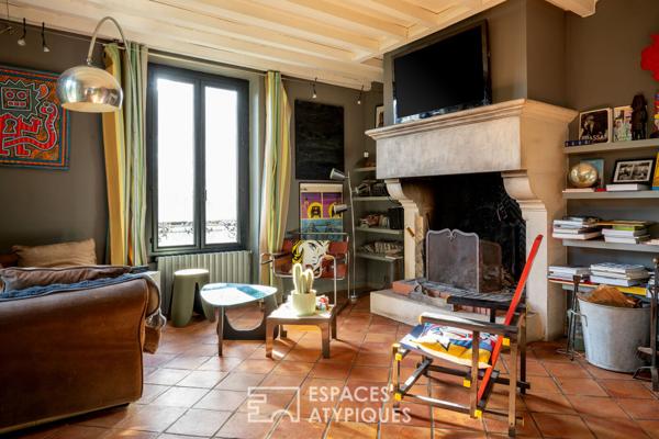 Maison familiale avec jardin arboré