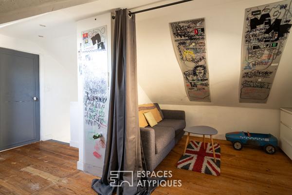 Maison familiale avec jardin arboré