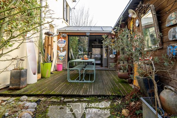 Maison familiale avec jardin arboré