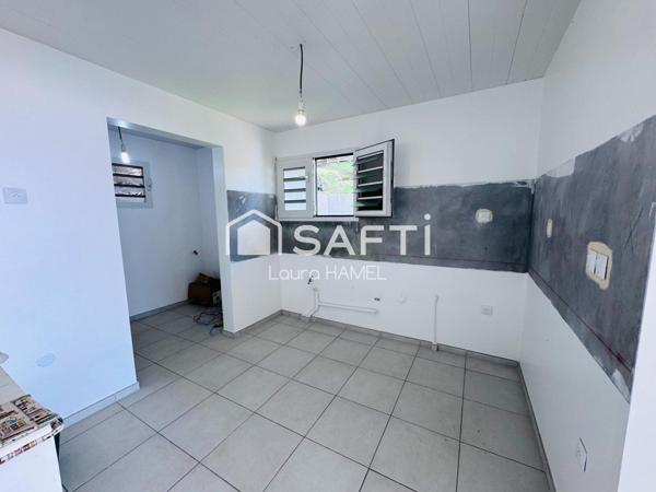 Maison neuve T4 vue sur les Pitons du Carbet.