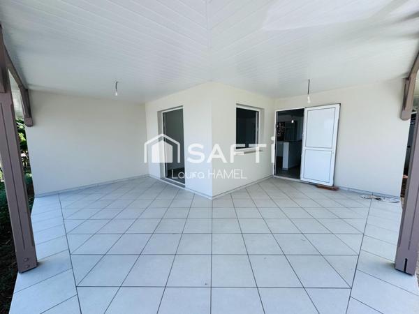 Maison neuve T4 vue sur les Pitons du Carbet.