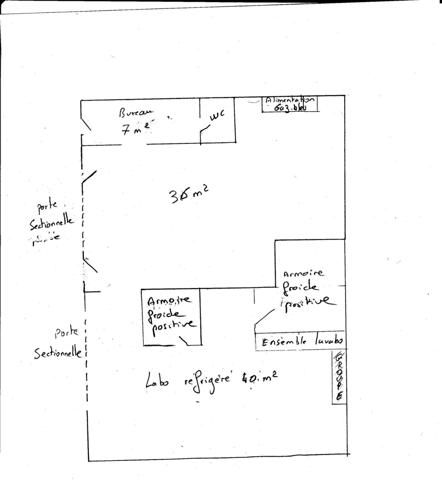 Local commercial laboratoire alimentaire et traiteur