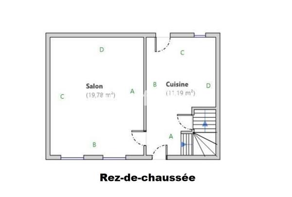 Maison 3 pièces - 79 m² Exclusivité efficity