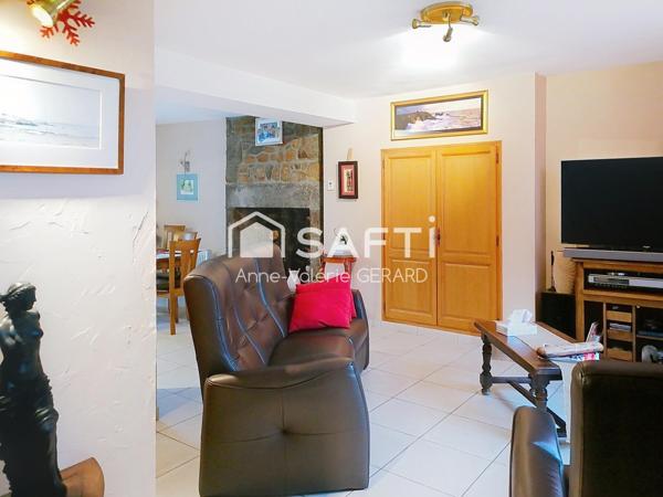 Maison 3 chbs, avec atelier et jardin clos