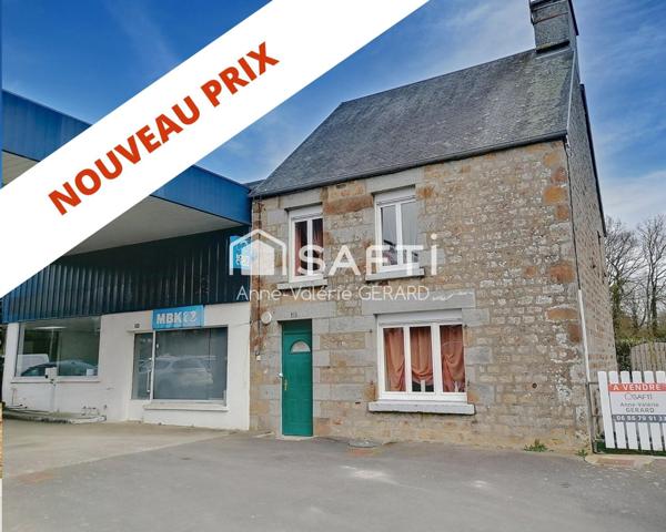 Maison 3 chbs, avec atelier et jardin clos