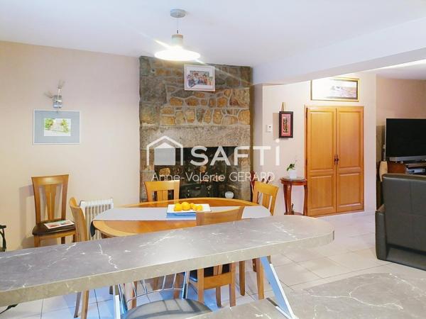 Maison 3 chbs, avec atelier et jardin clos