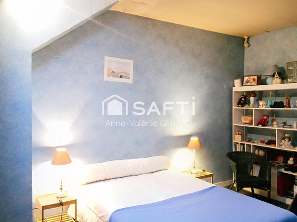 Maison 3 chbs, avec atelier et jardin clos