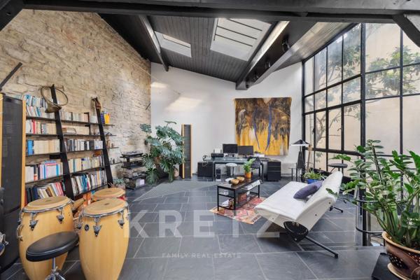 Paris Vᵉ – Jardin des Plantes – Duplex d’exception avec terrasses, esprit maison au calme absolu