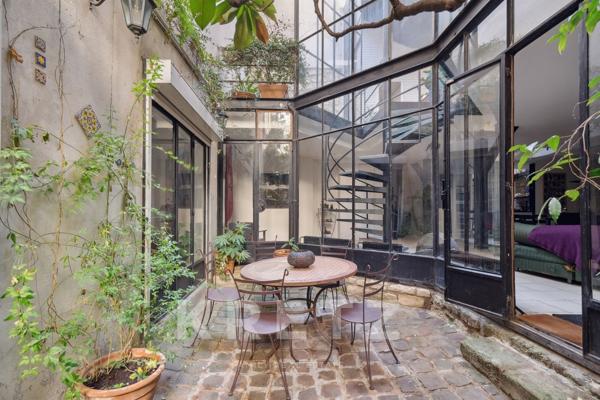 Paris Vᵉ – Jardin des Plantes – Duplex d’exception avec terrasses, esprit maison au calme absolu