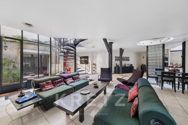 Paris Vᵉ – Jardin des Plantes – Duplex d’exception avec terrasses, esprit maison au calme absolu