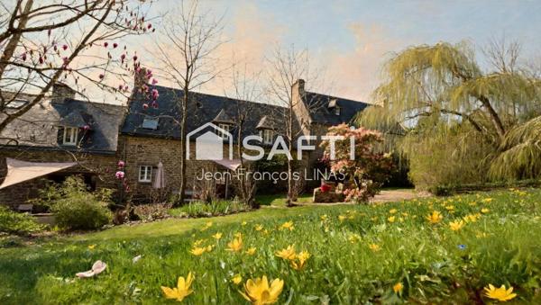 VANNES - Demeure d'exception XVIIIe-XIXe - Parc arboré de 3065 m² - 2 Maisons en 1