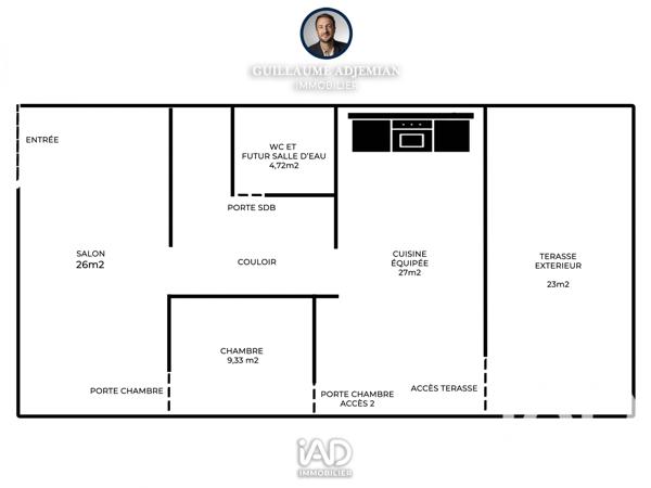 Boutique/Local commercial à vendre 66 m² Cherbourg-en-Cotentin