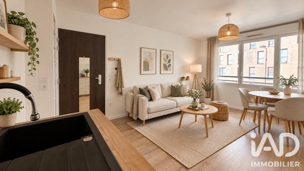 Appartement à vendre 2 pièces 36,29 m² Trappes