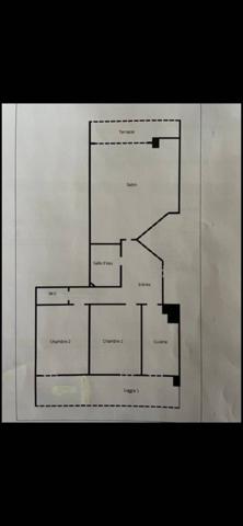 Appartement traversant type T3 de 72m2