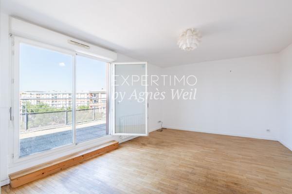 Clamart (92140) CLAMART - LE PETIT CLAMART - PLAINE - 3 PIECES AU DERNIER ETAGE AVEC TERRASSE