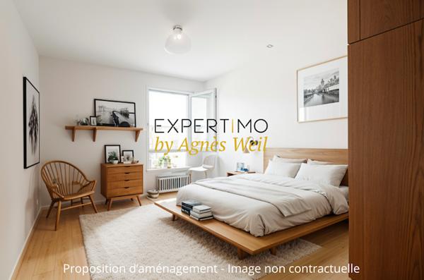 Clamart (92140) CLAMART - LE PETIT CLAMART - PLAINE - 3 PIECES AU DERNIER ETAGE AVEC TERRASSE