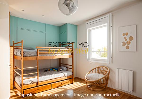 Clamart (92140) CLAMART - LE PETIT CLAMART - PLAINE - 3 PIECES AU DERNIER ETAGE AVEC TERRASSE