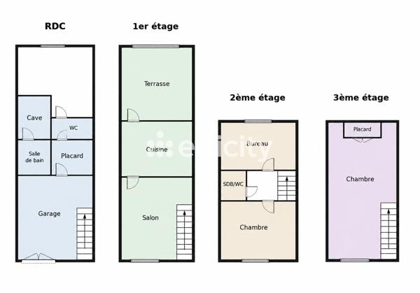 Maison
         3 pièces
        - 87 m² 164 900 € *