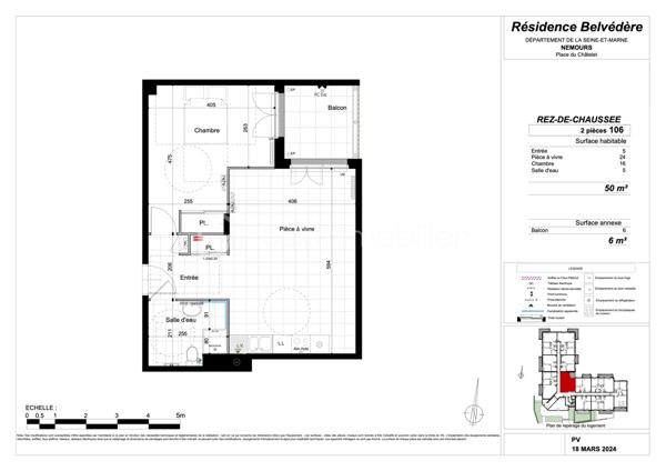Appartement de 50 m²