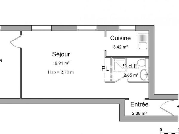 Location Appartement 2 pièces 40.32 m² - 42/44 AVENUE DE RAMBOUILLET Gagny 93220
