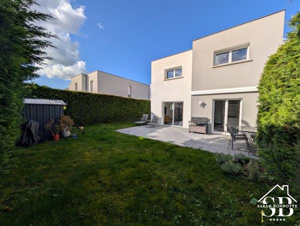 Kembs (68680) Maison contemporaine 2017 terrasse et jardin sans vis-à-vis plein Sud - DPE A / PAC + Clim + panneaux solaires