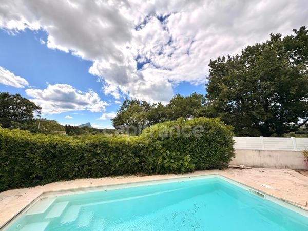 Maison individuelle à vendre 3 chambres, piscine, terrasse, garage, vue exceptionnelle, SAINTE CROIX DE QUINTILLARGUES (34)