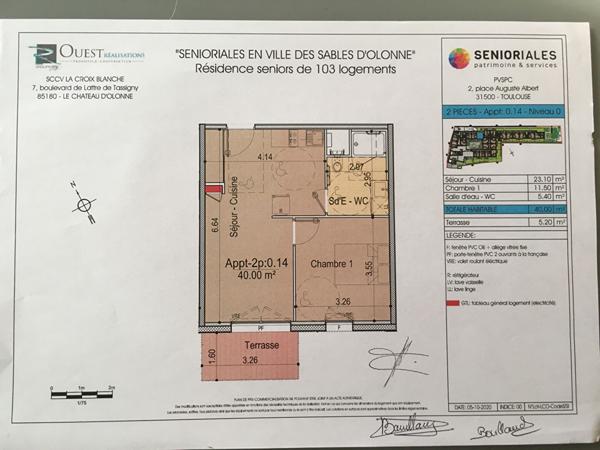 Appartement Les Sables D'olonne 2 Pièce(s) 40 M2