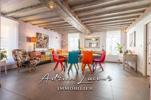 ROMORANTIN-LANTHENAY (41200) - MAGNIFIQUE MAISON DE VILLE, proche de la gare et de toutes les commodités, composée au rez-de-chaussée d'une salle à manger avec cuisine ouverte, d'un salon donnant sur la terrasse et la piscine chauffée, d'une suite parentale avec salle d'eau et wc indépendant. Au premier étage, un grand palier climatisé desservant 2 grandes chambres de plus de 20 m² chacune, d'une salle de bain, d'une buanderie et d'un wc indépendant. Au dernier étage, actuellement salle de cinéma pouvant facilement être transformé en chambre à coucher. Cour intérieur avec garage de plus de 50 m² et ses dépendances de près de 70 m².
Chauffage au gaz de ville et climatisation par pompe à chaleur air/air (Split) sur le palier…
A découvrir rapidement!

Pour visiter et vous accompagner dans votre projet n'hésitez pas à me contacter, ADRIEN LACOUR.
- ESTIMATION GRATUITE DE VOTRE BIEN -