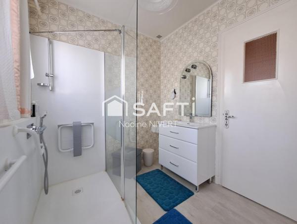 Maison 128M2, 3 chambres, grand garage, terrain 400M2