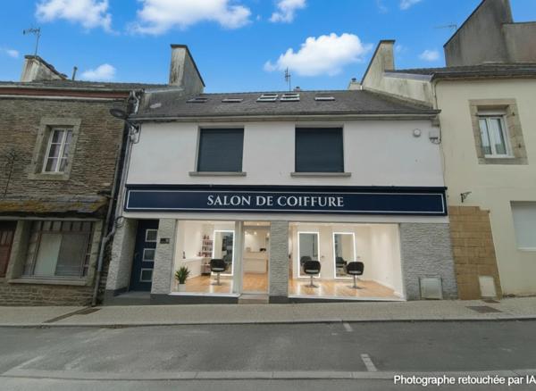 🏢 Immeuble mixte avec vue exceptionnelle - Centre-ville de Châteauneuf du Faou