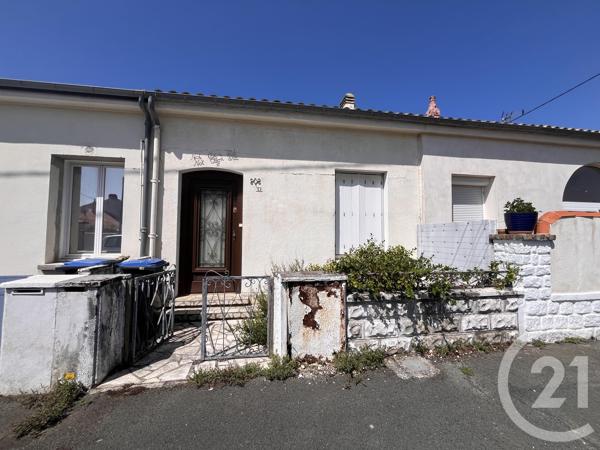 Maison à vendre  3 pièces - 47,34 m 2   LA ROCHELLE  - 17