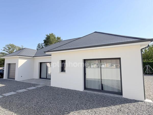 Maison contemporaine de plain-pied 128 m² habitables – DPE A – 3 chambres – Romorantin-Lanthenay (41200)