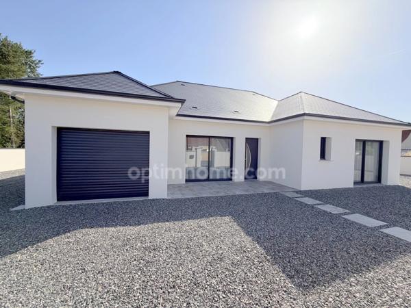 Maison contemporaine de plain-pied 128 m² habitables – DPE A – 3 chambres – Romorantin-Lanthenay (41200)