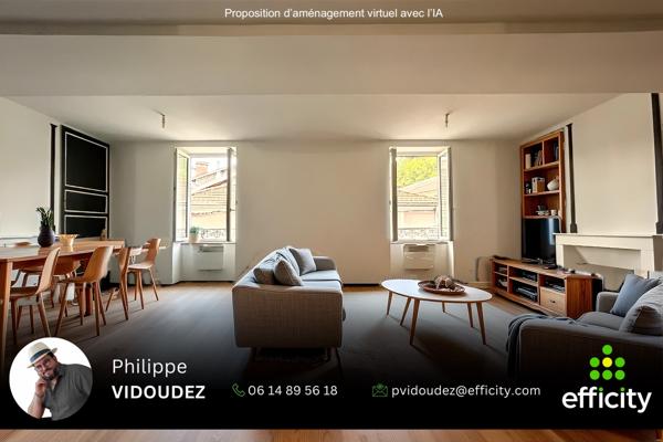 Appartement 3 pièces - 108 m² Exclusivité efficity