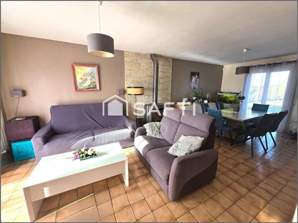 Maison vivable plain pied, village Bord de Seine