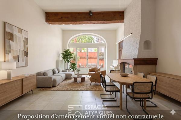 Appartement avec terrasses dans un ancien couvent
