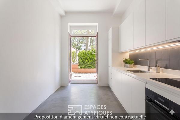 Appartement avec terrasses dans un ancien couvent