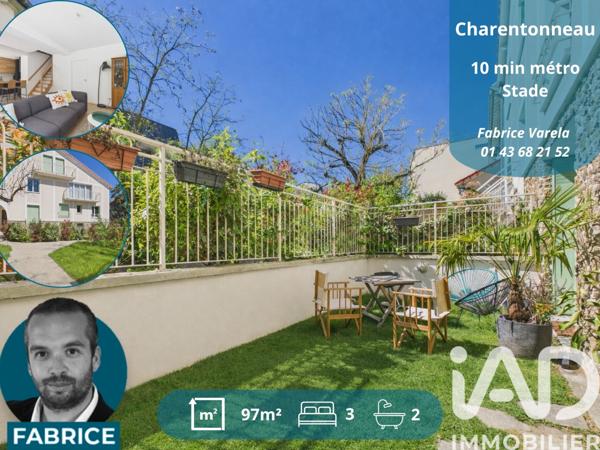 Appartement à vendre 4 pièces 97,1 m² Maisons-Alfort