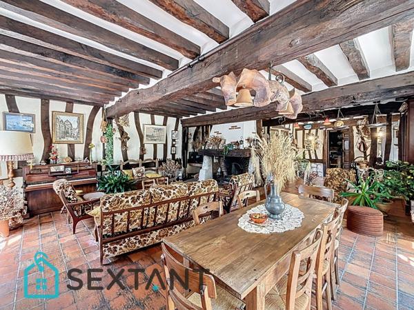 Authentique maison normande de 130 m2 à 5 minutes de la plage