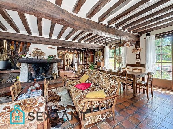 Authentique maison normande de 130 m2 à 5 minutes de la plage