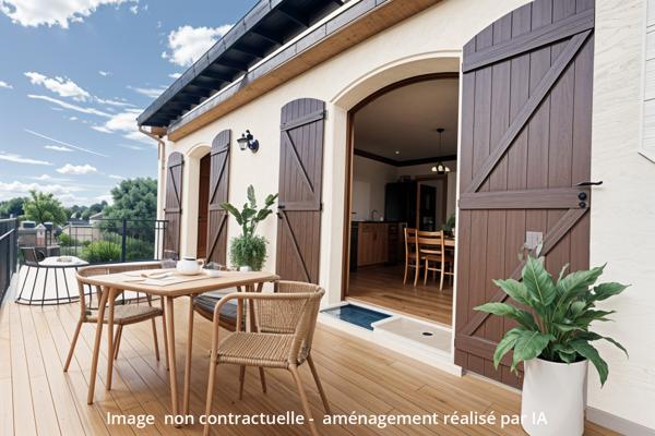 A VENDRE - LAVERNOSE LACASSE - Maison 5 pièces avec sous sol de 150m² et grand jardin