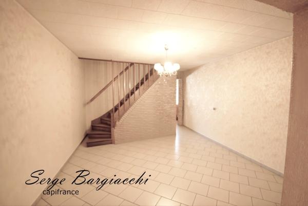 A LIEVIN (62), maison 4 pièces, 2 chambres, 120m², garage , jardin