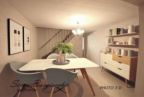A LIEVIN (62), maison 4 pièces, 2 chambres, 120m², garage , jardin